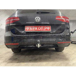 V081A GALIA Полностью оцинкованный фаркоп на Volkswagen Passat B8 седан/универсал 08/2014-2023, в т.ч. Alltrack B8 2015-2023, Skoda Superb 3 седан/универсал 03/2015-2024. Подрозетник 