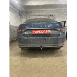 V081A GALIA Полностью оцинкованный фаркоп на Volkswagen Passat B8 седан/универсал 08/2014-2023, в т.ч. Alltrack B8 2015-2023, Skoda Superb 3 седан/универсал 03/2015-2024. Подрозетник 