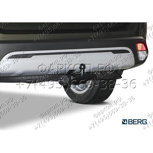 F.4013.001 BERG Фаркоп на Mitsubishi Outlander 2012-2018, 2018-2022. Требуется подрезка бампера. Тип шара: A. Нагрузки: 2000/100 кг, масса фаркопа 19 кг (без электрики в комплекте)
