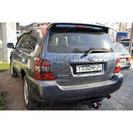 3041-A ORIS Фаркоп на Lexus RX 2003-2009, Toyota Highlander 2003-2009 без выреза в бампере. Тип шара: A. Нагрузки: 1500/75 кг, масса фаркопа 19,6 кг (без электрики в комплекте)