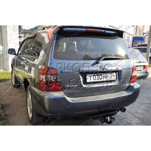 3041-A ORIS Фаркоп на Lexus RX 2003-2009, Toyota Highlander 2003-2009 без выреза в бампере. Тип шара: A. Нагрузки: 1500/75 кг, масса фаркопа 19,6 кг (без электрики в комплекте)