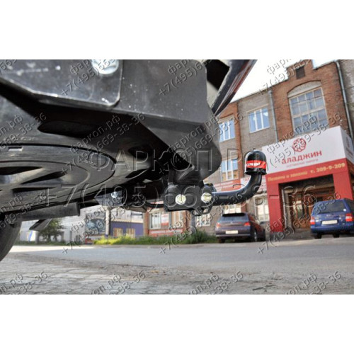 3041-A ORIS Фаркоп на Lexus RX 2003-2009, Toyota Highlander 2003-2009 без выреза в бампере. Тип шара: A. Нагрузки: 1500/75 кг, масса фаркопа 19,6 кг (без электрики в комплекте)