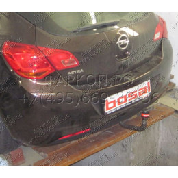 1178-A ORIS Фаркоп на Opel Astra J хетчбек 2009-2015. Необходима подрезка бампера. Тип шара: A. Нагрузки: 1300/50 кг, масса фаркопа 18,4 кг (без электрики в комплек