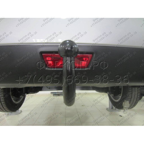 4373-A ORIS Фаркоп на Nissan Almera 2013-2018 без выреза бампера. Тип шара: A. Нагрузки: 1200/75 кг, масса фаркопа 16,9 кг (без электрики в комплекте)