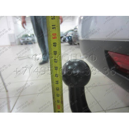 4373-A ORIS Фаркоп на Nissan Almera 2013-2018 без выреза бампера. Тип шара: A. Нагрузки: 1200/75 кг, масса фаркопа 16,9 кг (без электрики в комплекте)
