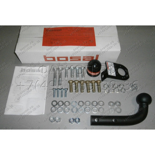 4527-A ORIS Фаркоп на Mazda CX-9 2007-2012 без выреза бампера. Тип шара: A. Нагрузки: 1500/50 кг, масса фаркопа 16,5 кг (без электрики в комплекте)