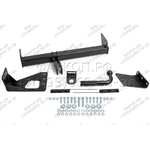 F.4112.001 BERG Фаркоп на Nissan X-Trail T31 2007-2015 без подрезки бампера. Тип шара: A. Нагрузки: 1500/75 кг, масса фаркопа 9,5 кг (без электрики в комплекте)