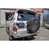 3022-F ORIS Фаркоп на Toyota Land Cruiser Prado 90 1996-2002, Toyota 4Runner 1995-2002 без выреза в бампере. Тип шара: F. Нагрузки: 1500/100 кг, масса фаркопа 21,3 кг (без электрики в комплекте)