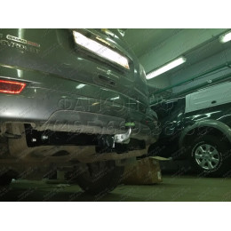 C216-F Лидер-плюс ТСУ для Chevrolet TrailBlazer 2012-2014 без снятия и выреза бампера. Тип шара: F. Нагрузки: 2000/100 кг, масса фаркопа 25,64 кг (без электрики в компл