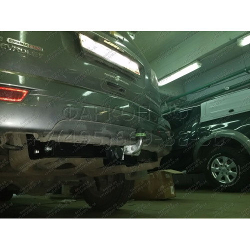 C216-F Лидер-плюс ТСУ для Chevrolet TrailBlazer 2012-2014 без снятия и выреза бампера. Тип шара: F. Нагрузки: 2000/100 кг, масса фаркопа 25,64 кг (без электрики в комплекте)