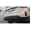H224-A Лидер-плюс ТСУ для Hyundai Santa Fe 2012-2018, Hyundai Grand Santa Fe 2014-2018, Kia Sorento 4 XM FL 2012-2020, кроме Prime. Требуется подрезка бампера. Нагрузки: 1300/75 кг, масса фаркопа 19,58 кг (без электрики в комплекте)