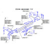 3067-A ORIS Фаркоп на Toyota Avensis седан 2009-2018. Необходима подрезка бампера. Тип шара: A. Нагрузки: 1500/50 кг, масса фаркопа 18,3 кг (без электрики в комплекте)