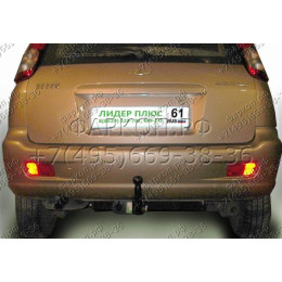 C209-A Лидер-плюс ТСУ для Chevrolet Rezzo 2000-2008, Daewoo Tacuma 2004-2008 без снятия и выреза бампера. Нагрузки: 1100/75 кг, масса фаркопа 19,3 кг, требуется 6 сверлений (