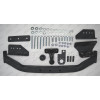 4126-F ORIS Фаркоп на Mitsubishi Pajero Sport 1998-2008, Montero Sport 1998-2008 без выреза в бампере. Тип шара: F. Нагрузки: 2000/100 кг, масса фаркопа 18,9 кг (без электрики в комплекте)