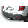 C217-F Лидер-плюс ТСУ для Chevrolet Captiva 2006-2013, 2013-2018 без снятия и выреза бампера. Тип шара: F. Нагрузки: 2000/100 кг, масса фаркопа 19,48 кг (без электрики в комплекте)