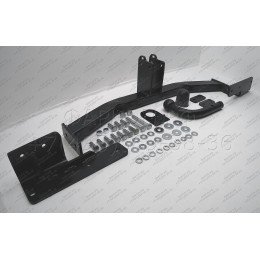 4810-A ORIS Фаркоп на Jeep Grand Cherokee 1999-2005 без выреза в бампере. Тип шара: A. Нагрузки: 1500/75 кг, масса фаркопа 16,6 кг (без электрики в комплекте)