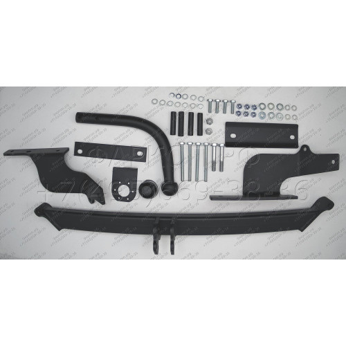 5257-A ORIS Фаркоп на Chevrolet Aveo хетчбек 2008/3-2012, ZAZ Vida хетчбек 2012- без выреза в бампере. Тип шара: A. Нагрузки: 1200/50 кг, масса фаркопа 21,4 кг (без электрики в комплекте)
