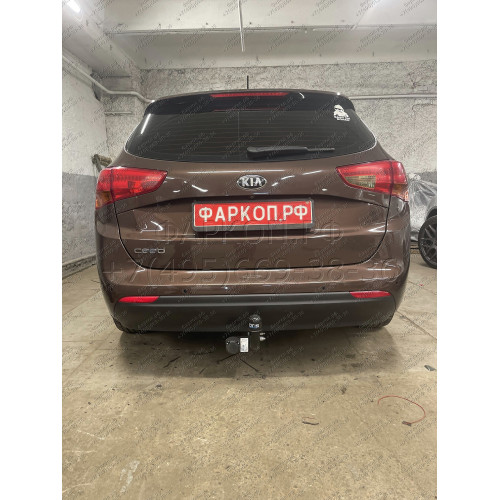 6756-A ORIS Фаркоп на Kia Ceed универсал 2012-2018, Hyundai i30 универсал 2012-2019. Необходима подрезка бампера. Тип шара: A. Нагрузки: 1500/75 кг, масса фаркопа 16,8 кг (без электрики в комплекте)