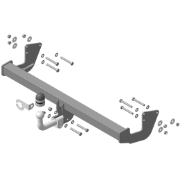 91204-A MOTODOR Фаркоп с оцинкованным шаром на Mercedes V-Class w447 2014-, Mercedes Vito w639 2003-2014, w447 2014-, Mercedes Viano w639 2003-2014. Необходима подрезка бампера. Тип шара: A. Наг