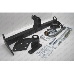 91310-A MOTODOR Фаркоп с оцинкованным шаром на Mitsubishi Pajero III 2000-2007, Mitsubishi Pajero lV 2007-2020 без выреза в бампере. Тип шара: A. Нагрузки: 2000/100 кг, масса фаркопа 