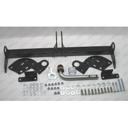 91310-A MOTODOR Фаркоп с оцинкованным шаром на Mitsubishi Pajero III 2000-2007, Mitsubishi Pajero lV 2007-2020 без выреза в бампере. Тип шара: A. Нагрузки: 2000/100 кг, масса фаркопа 