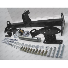 91310-A MOTODOR Фаркоп с оцинкованным шаром на Mitsubishi Pajero III 2000-2007, Mitsubishi Pajero lV 2007-2020 без выреза в бампере. Тип шара: A. Нагрузки: 2000/100 кг, масса фаркопа 