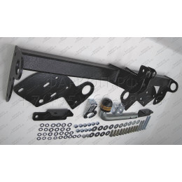 91310-A MOTODOR Фаркоп с оцинкованным шаром на Mitsubishi Pajero III 2000-2007, Mitsubishi Pajero lV 2007-2020 без выреза в бампере. Тип шара: A. Нагрузки: 2000/100 кг, масса фаркопа 
