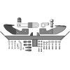 99021-E MOTODOR Фаркоп с оцинкованным шаром на Exeed TXL 2024-. Невидимый вырез в бампере. Тип шара: E. Нагрузки 1500/75 кг, масса фаркопа 21,6 кг (без электрики в комплекте)