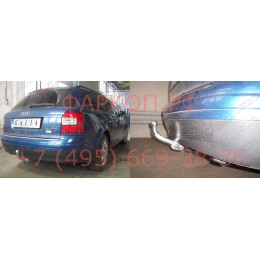 A036A GALIA Полностью оцинкованный фаркоп на Audi A4 седан/универсал (Avant) 2000-2007, включая 4WD (Quattro), SEAT Exeo седан/универсал 2009-2013. Подрозетник убирается 