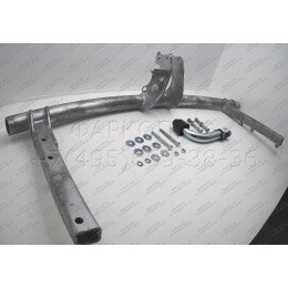A037A GALIA Полностью оцинкованный фаркоп на Audi A6 Allroad 2000-2006. Тип шара: A. Без выреза бампера. Нагрузки: 2300/95 кг, масса фаркопа 23,01 кг