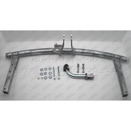 A037A GALIA Полностью оцинкованный фаркоп на Audi A6 Allroad 2000-2006. Тип шара: A. Без выреза бампера. Нагрузки: 2300/95 кг, масса фаркопа 23,01 кг