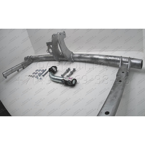 A037A GALIA Полностью оцинкованный фаркоп на Audi A6 Allroad 2000-2006. Тип шара: A. Без выреза бампера. Нагрузки: 2300/95 кг, масса фаркопа 23,01 кг