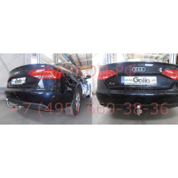 A047A GALIA Полностью оцинкованный фаркоп на Audi A4 B8 седан/универсал 2007-2015, Audi A4 Allroad 2009-2016, Audi A5 Sportback 2008-2016. Подрозетник убирается за бампер. Тип ша