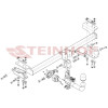 B-011 STEINHOF Фаркоп на BAIC X55 2023-. Невидимый вырез бампера. Тип шара: AV (вертикальное быстросъемное крепление шара на ключе). Нагрузки: 1800/100 кг (без электрики в комплекте)