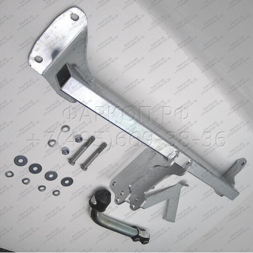 B0216A GALIA Полностью оцинкованный фаркоп на BMW 3-Series Gran Turismo F34 06/2013-2019. Подрозетник убирается за бампер. Тип шара: A. Установка без выреза бампера. Нагрузки: 1900/75 кг, масса фаркопа 12,92 кг
