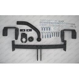 C-008 STEINHOF Фаркоп на Toyota Aygo 2005-2014, Peugeot 107 2005-2014, Citroen C1 2005-2014 без снятия и подрезки бампера. Тип шара: A. Нагрузки: 500/75 кг, масса фаркопа 14,7 кг (без эл