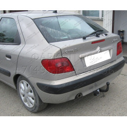 C-127 STEINHOF Фаркоп на Citroen Xsara хетчбек 3/5 дверей 09/1997-2004 без снятия и подрезки бампера. Тип шара: A. Нагрузки: 1300/80 кг, масса фаркопа 17 кг (без электр