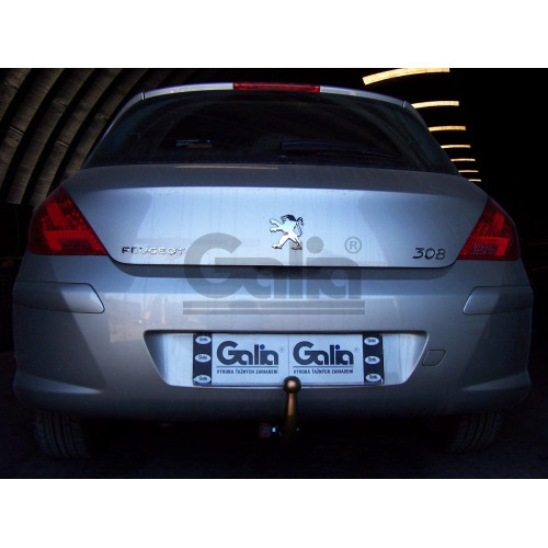 C038A GALIA Полностью оцинкованный фаркоп на Citroen C4 седан 2012-2022 (небольшие доработки, без подрезки бампера), Citroen C4 хетчбек 5 дверей 2004-2010, 2010-2018, Citroen C4 хетчбек 3 двери 2004-2010, Peugeot 307 хетчбек 3/5 дверей 2001-2007, Peugeot 