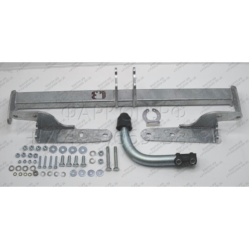 C038A GALIA Полностью оцинкованный фаркоп на Citroen C4 седан 2012-2022 (небольшие доработки, без подрезки бампера), Citroen C4 хетчбек 5 дверей 2004-2010, 2010-2018, Citroen C4 хетчбек 3 двери 2004-2010, Peugeot 307 хетчбек 3/5 дверей 2001-2007, Peugeot 