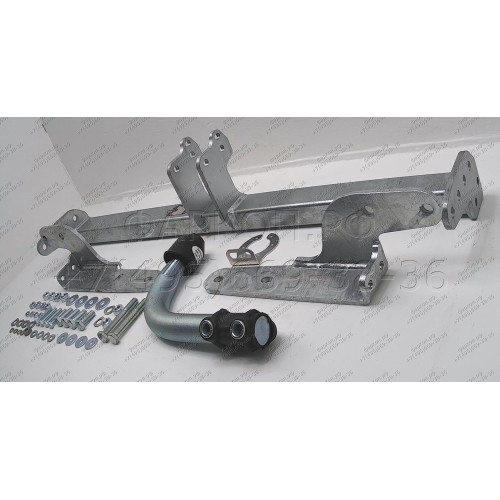 C038A GALIA Полностью оцинкованный фаркоп на Citroen C4 седан 2012-2022 (небольшие доработки, без подрезки бампера), Citroen C4 хетчбек 5 дверей 2004-2010, 2010-2018, Citroen C4 хетчбек 3 двери 2004-2010, Peugeot 307 хетчбек 3/5 дверей 2001-2007, Peugeot 