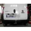 C056A GALIA Полностью оцинкованный фаркоп на FIAT Fiorino Qubo, Fiorino III 2008-2021, Peugeot Bipper 2008-2017, Citroen Nemo 2008-2015. Тип шара: A. Без выреза бампера. Нагрузки: 1100/60 кг, масса фаркопа 11,42 кг