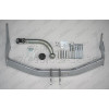 C056A GALIA Полностью оцинкованный фаркоп на FIAT Fiorino Qubo, Fiorino III 2008-2021, Peugeot Bipper 2008-2017, Citroen Nemo 2008-2015. Тип шара: A. Без выреза бампера. Нагрузки: 1100/60 кг, масса фаркопа 11,42 кг