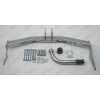 C056A GALIA Полностью оцинкованный фаркоп на FIAT Fiorino Qubo, Fiorino III 2008-2021, Peugeot Bipper 2008-2017, Citroen Nemo 2008-2015. Тип шара: A. Без выреза бампера. Нагрузки: 1100/60 кг, масса фаркопа 11,42 кг