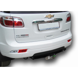 C216-F Лидер-плюс ТСУ для Chevrolet TrailBlazer 2012-2014 без снятия и выреза бампера. Тип шара: F. Нагрузки: 2000/100 кг, масса фаркопа 25,64 кг (без электрики в компл