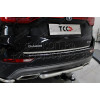 TCU00161 ТСС Фаркоп на Changan CS75 FL 2020-2023. Невидимая подрезка бампера. Тип шара: E (шаровый узел под американский квадрат). Нагрузки: 1200/75 кг