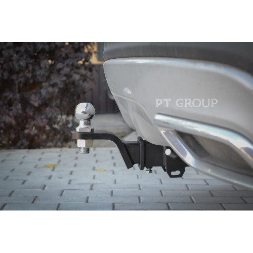 CPP-17-991122.00 PT GROUP Фаркоп на Changan CS55 2017-2023 без подрезки бампера. Тип шара: E (легкосъемный шар под квадрат). Нагрузки: 1350/75 кг, масса фаркопа 19,6 кг (без электрики в комплекте)