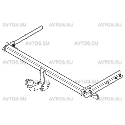 CV 11 AVTOS Фаркоп на Chevrolet Aveo седан 2012-2015 без подрезки бампера. Тип шара: A. Нагрузки: 1250/50 кг, масса фаркопа 14 кг (без электрики в комплекте)