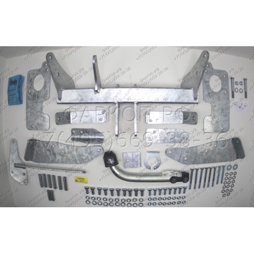D049A GALIA Полностью оцинкованный фаркоп на Daihatsu Terios 2006-2017. Тип шара: A. Установка без снятия и выреза бампера. Нагрузки: 1500/60 кг, масса фаркопа 24,22 кг