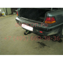 D101-A Лидер-плюс ТСУ для Daewoo Nexia, Espero седан дорестайл 1997-2010 без снятия и выреза бампера. Нагрузки: 1000/75 кг, масса фаркопа 13,92 кг (без электрики в к