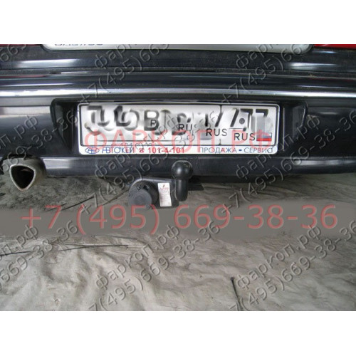 DW 03 AVTOS Фаркоп на Daewoo Nexia седан 1995-2010 без подрезки бампера. Тип шара: H (несъемный сварной). Нагрузки: 750/50 кг, масса фаркопа 13 кг (без электрики в комплекте)
